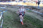 Lydia Turner leads Bobby Clay in the junior womens 4k BUPA Great Edinburgh Cross Country. Photo: David T. Hewitson/Sports for All Pics